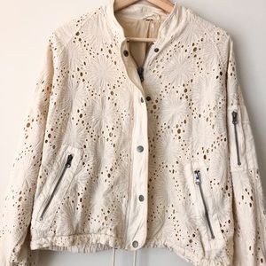 Free people cream jacket
